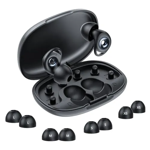 Tapones Oidos Ruido Dormir, Tapones Oidos Silicona Reducción de Ruido 45 dB