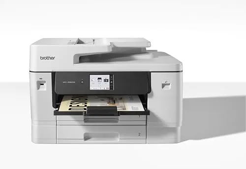 Brother MFCJ6960DW Impresora Profesional de Tinta A3/A4 con Capacidad de Papel de hasta 600 Hojas, Dúplex Automático hasta A3 en Todas Las Funciones y Bajos Costes de Impresión