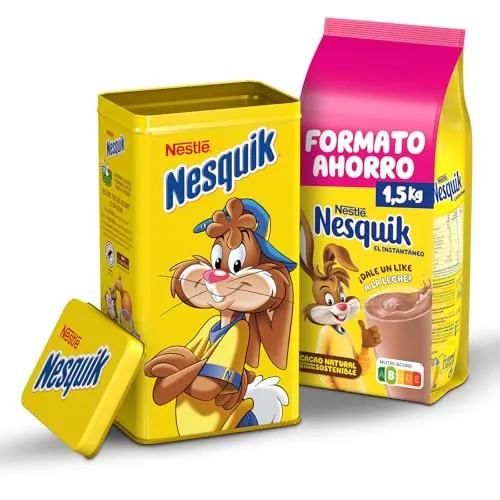 Nestlé Nesquik Instantáneo Cacao Soluble, Lata 1.5 Kg
