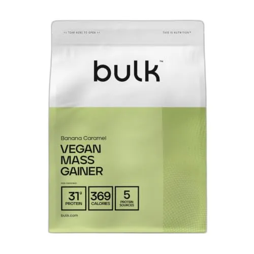Bulk Ganador de masa vegano, Plátano y Caramelo, 2.5kg