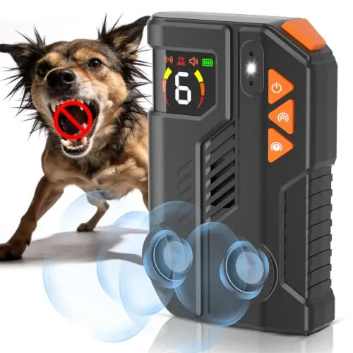 Antiladridos para Perros con AI Inteligente Ultrasonidos IPX6 Recargable