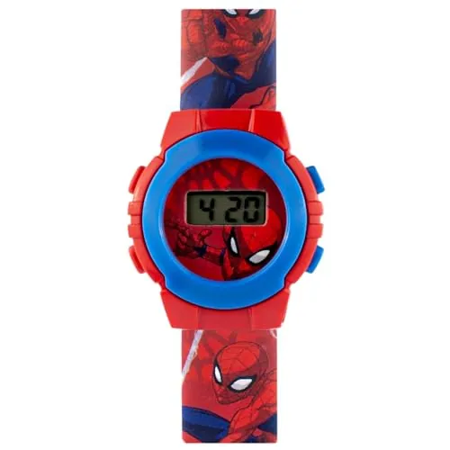 Coriex Relojes para niños: modernos relojes digitales para niños: elegantes y prácticos para jóvenes creadores de tendencias. Hora y fecha en diferentes diseños, Spiderman, Correa