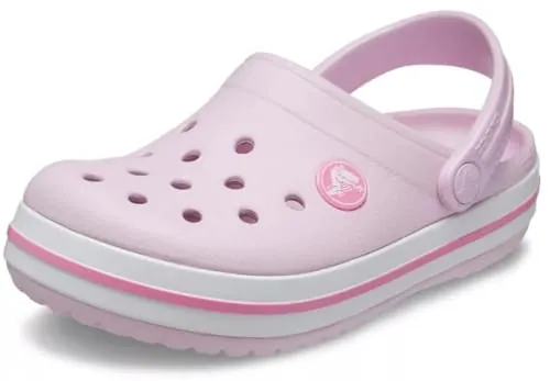 Crocs Crocband Clog T, Zuecos Unisex niños, Rosa Ballerina Pink, 25/26 EU