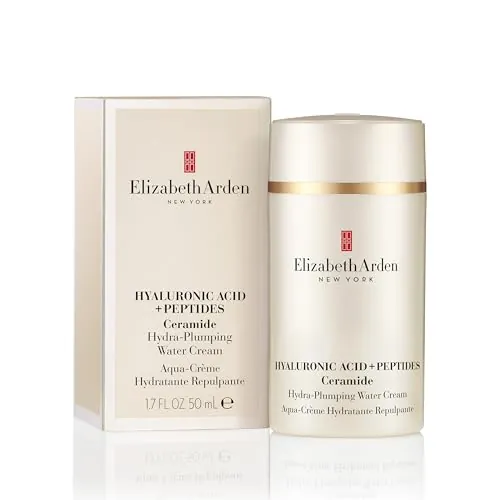 Elizabeth Arden - Crema Facial a Base de Agua con Ácido Hialurónico y Péptidos y Ceramidas, Crema Hidratante con 5D HA para una Piel más Firme, Rellena y Luminosa, Skincare para Todo Tipo de Piel