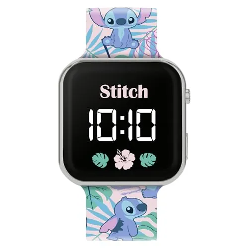 Disney Lilo and Stitch LAS4087 - Reloj con correa LED
