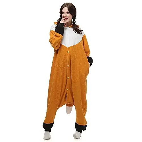 Disfraces de Cosplay para Adultos Pijamas de Animales One Piece Zorro, XL