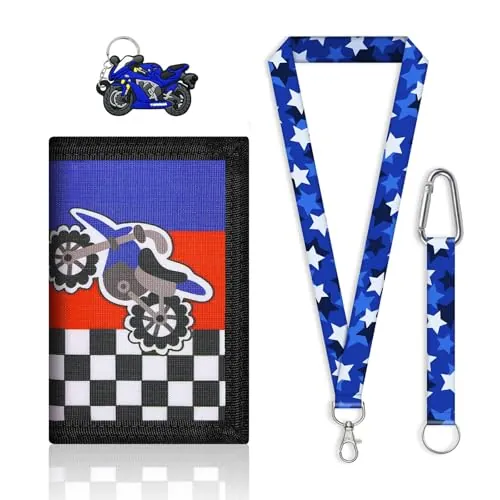Cartera Niño,Monedero Niño Niñas,Cordón para el Cuello y Llavero,Cordón para el Cuello y LlaveroBolso de Pecho,Monedero y Juvenil para Colgar,para Cumpleaños Fiestas,Escuela,Billetera Pequeña