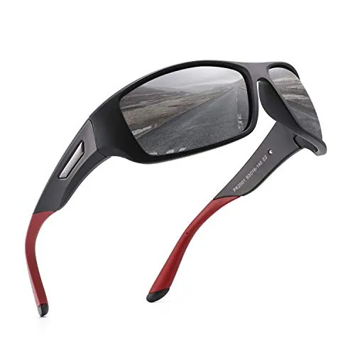 PUKCLAR Gafas de Sol Polarizadas Hombre y Mujer UV400 TR90 Ultraligera