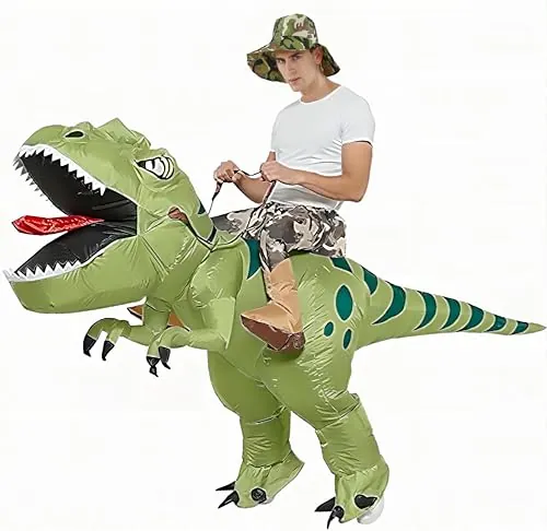 FXICH Inflables Dion Disfraces Inflables Dinosaurio Traje Adulto Dinosaurio Traje de Carnaval Fiesta Dino Disfraz Hombres Mujeres