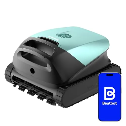 Beatbot (2026 Nuevo) Sora 10 Robot Piscina limpiafondos y Paredes, Plataformas y línea de flotación, 25700 LPH, Estacionamiento línea flotación, 5l residuos,App,Piscinas enterradas/elevadas,Mint