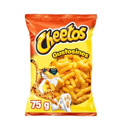 Cheetos Gustosines Sal Producto de Aperitivo de Maíz Horneado, 75g