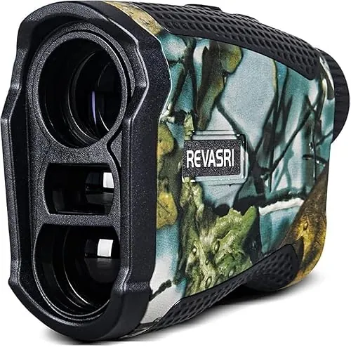 REVASRI telémetro Caza 1200Y/M, 6,5X, IP54 Impermeable, multifunción