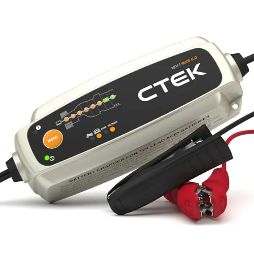 CTEK MXS 5,0 Cargador de Batería 12V 5A, Coche y Moto, AGM