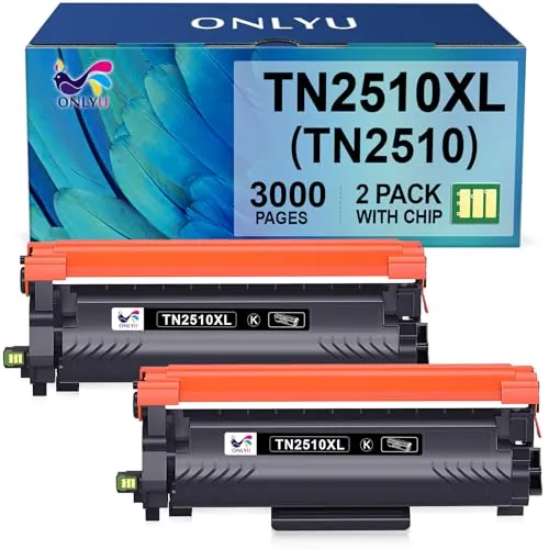 ONLYU TN2510 TN2510XL TN 2510XL TN-2510 XL HL-L2400DWE HL-L2400DW Toner