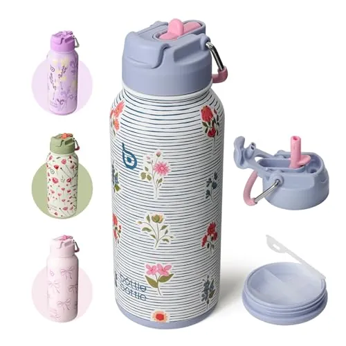 BOTTLE BOTTLE botella térmica sport inox 32oz, pajita, pastillero