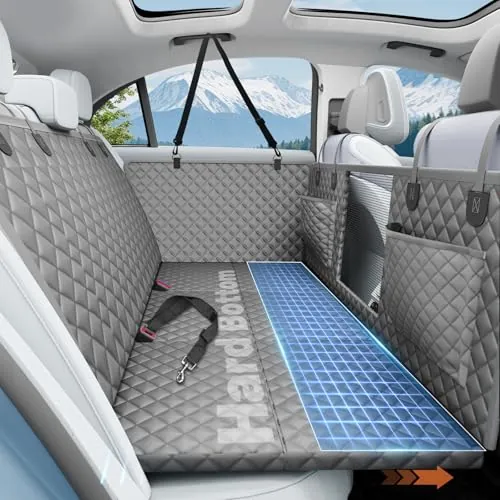 Funda Coche Perro con base rígida y protección lateral 400 libras Gris