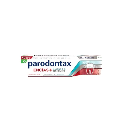 Parodontax Encías + Aliento Blanqueante, Pasta Dental, 75 ml