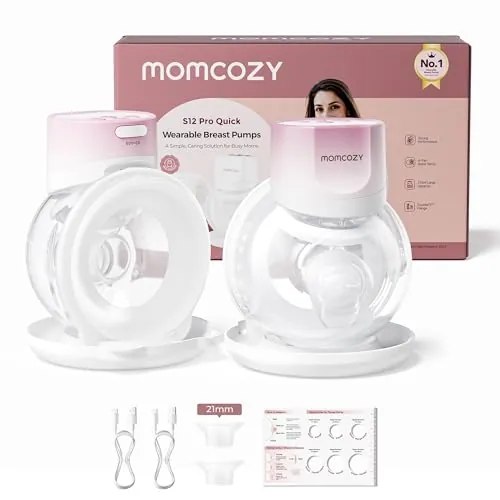 Momcozy S12 Pro Quick Sacaleches, 292 mmHg, Extracción Rápida, 9 Niveles