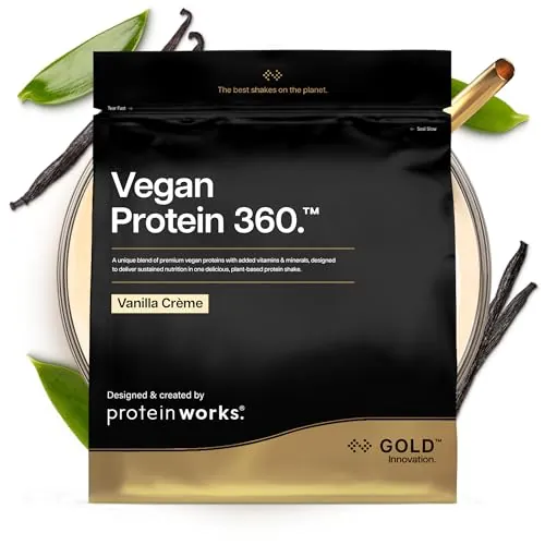 Protein Works | Vegan Protein 360 - Gold, Crema de Vainilla, 500 g