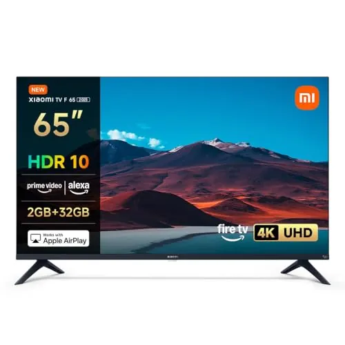 Xiaomi TV F 65 Pulgadas 2025, 4K UHD Smart TV Fire OS8 HDR10 L65MB-FAEU