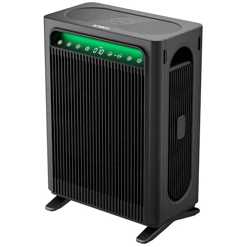 KNKA Purificador de Aire Filtro HEPA sensor inteligente hasta 120 ㎡ Negro