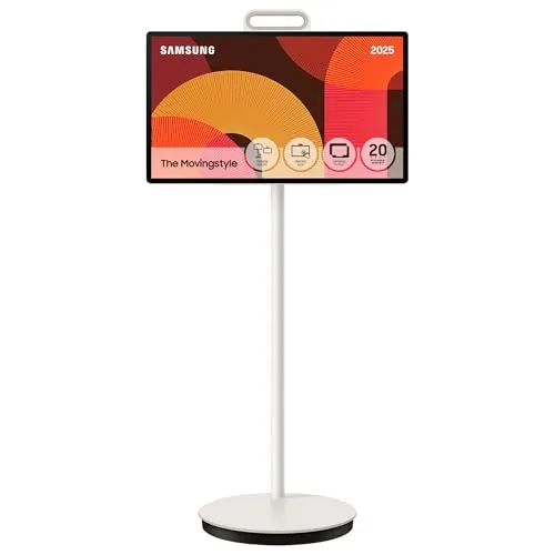 Samsung TV The Movingstyle LSM7F QHD con Pantalla portátil, Peana Desmontable, Táctil e Inteligente