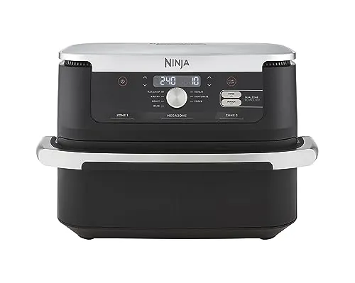 Ninja Foodi FlexDrawer, Freidora de Aire con Zona Flex, Negro