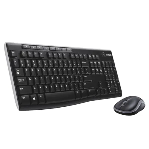 Logitech MK270 Combo Teclado y Ratón Inalámbrico para Windows