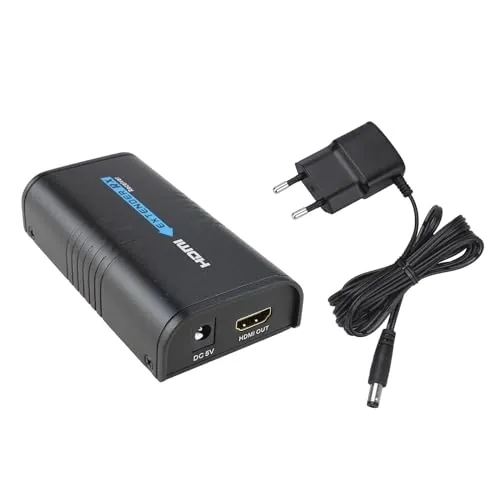 AGPTEK 1080P Full HD LKV373A HDMI 1080P Receptor para Extender sobre CAT5E CAT6 LAN- Soporta 100-120M Ethernet Ancho de Banda HDCP Compliant, extiende la señal HDMI a TCP/IP