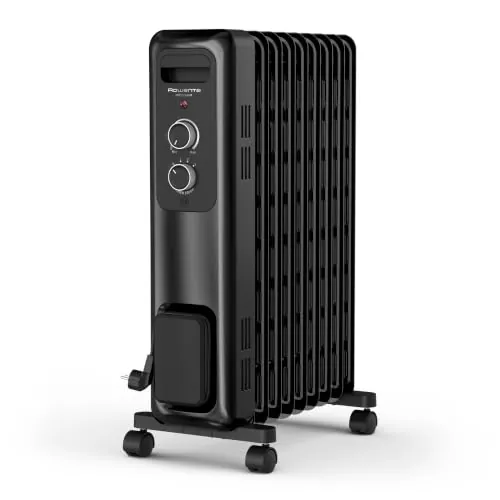Rowenta Intensium Ultra, Calentador de baño de aceite, potente y silencioso, seguridad mejorada, 2000 W, BU2420E0