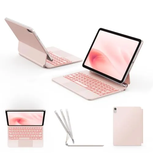 Earto Magic-Style Teclado para iPad (A16) 11ª Gen 2025/iPad 10ª Gen 2022