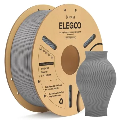 ELEGOO RFID Filamento PLA 1.75mm Gris 1KG
