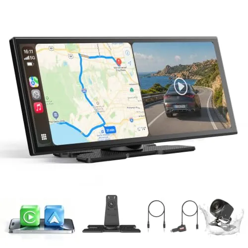 OTTOCAST ScreenFlow Pantalla Carplay Coche 11,4” Apple CarPlay Android Auto