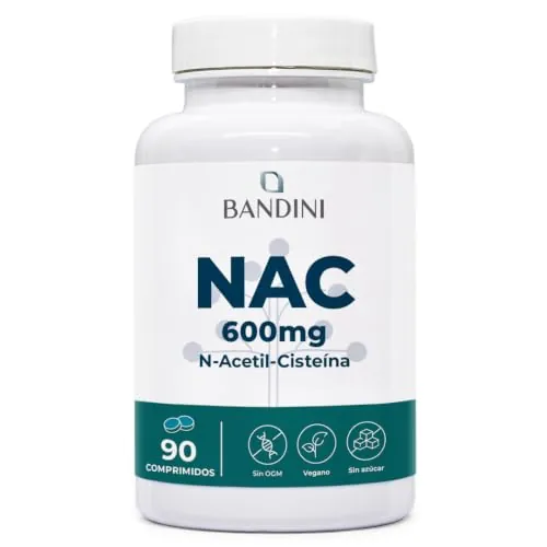 Bandini® NAC N-Acetil L-Cisteína | Aumenta los Niveles de Glutatión |