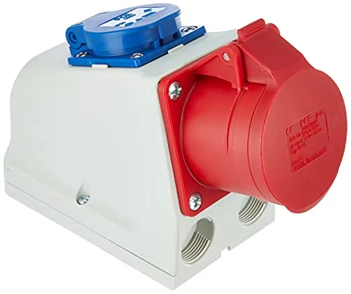 Kopp 100400005 - Enchufe combinado CEE (5 y 3 pines)