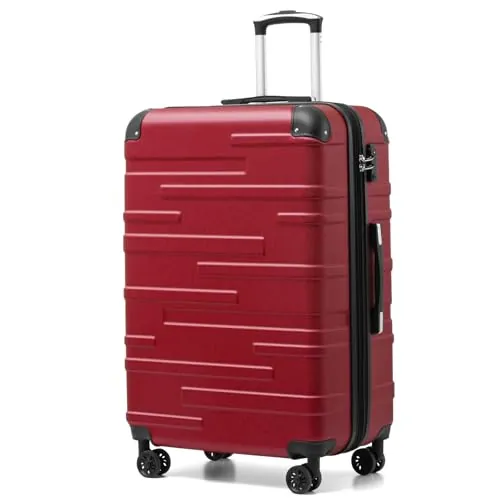COOLIFE Maleta Grande XL 77cm, Maleta con Ruedas expandible de 93L con TSA