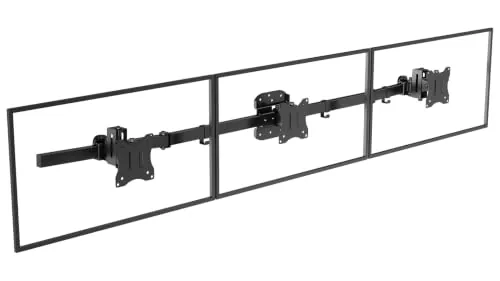 PUTORSEN Soporte de Pared Triple para Monitores de 17 a 27 Pulgadas