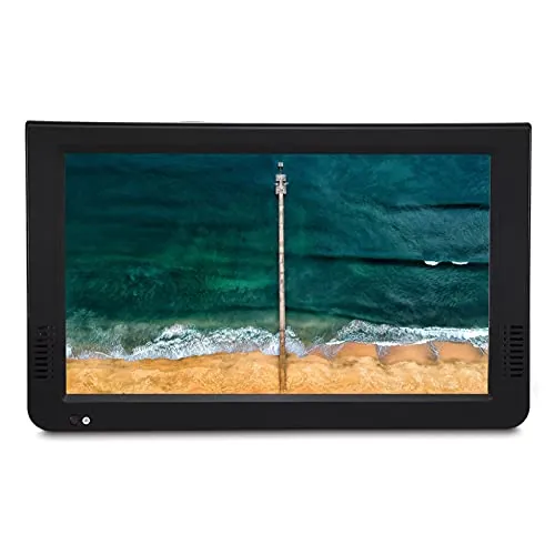 VBESTLIFE Televisor analógico Digital -T-T2 de 10 Pulgadas Resolución 1024x600 TV portátil