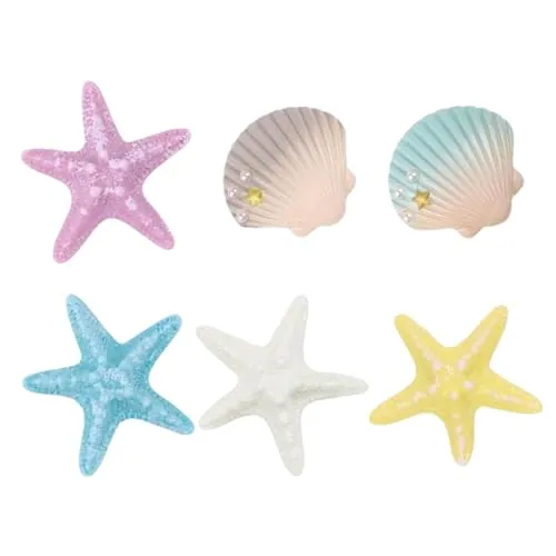Charm para bolso de playa, Charm para accesorios de bolso Bogg, Accesorios para bolsa de playa con concha de estrella de mar, decoración de verano para bolsa Bogg, Accesorios coloridos para bolsos Cha