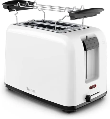 Tefal Vita, Tostadora 2 Ranuras, 7 Niveles de tostado, Blanco