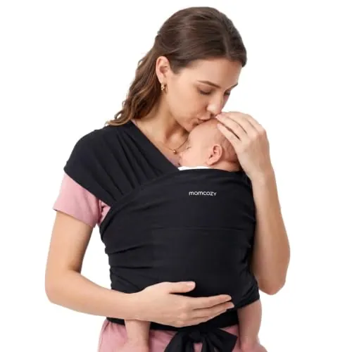 Momcozy Fular Portabebés Ajustable, 3,6-15 kg, OEKO-TEX