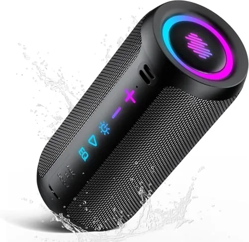 TIMU Altavoz Bluetooth Portátil 25W con Graves Profundos