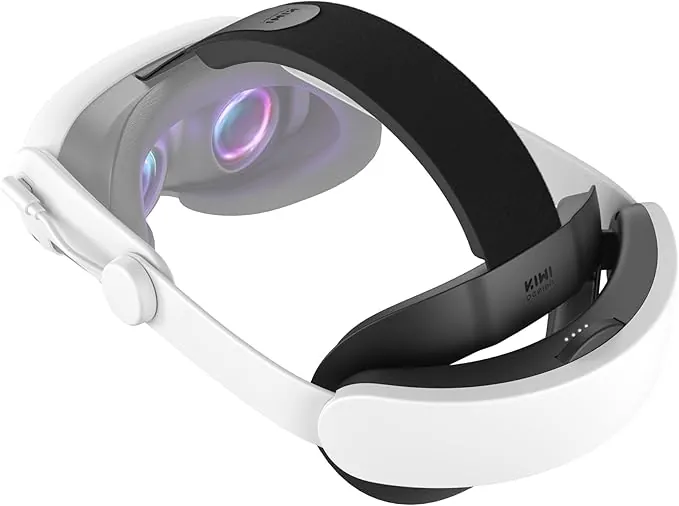 KIWI design K4 Boost Correa para la Cabeza con Batería de Confort Compatible con Meta Quest 3/Quest 3S