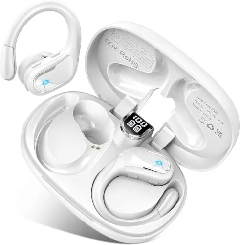 Auriculare Inalámbricos Deportivos, 75H Auriculares Bluetooth 5.4 Estéreo