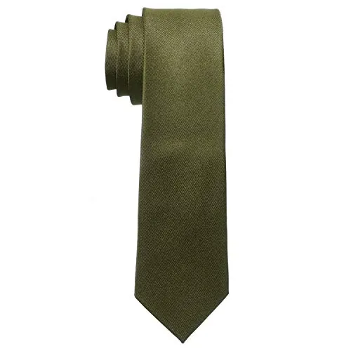 MASADA Corbata para Hombre elaborada a mano y con gran esmero 6 cm de ancho - Oliva