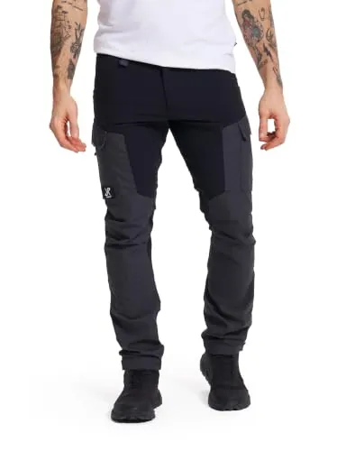 RevolutionRace RVRC GP Pants para Hombre, Pantalones Cargo, Senderismo, Jet Black, M