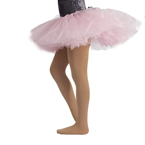 CALZITALY - Medias De Ballet Para Niñas | Panty Microfibra | 40 Den | Rosa, Blanco, Negro, Natural | Calcetería Italiana (8 Años, Natural)