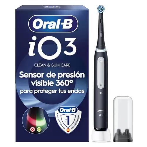 Oral-B iO 3N Cepillo de Dientes Eléctrico con 1 Cabezal, Negro