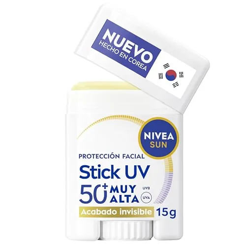NIVEA Sun Protección solar facial stick UV SPF 50+, 15 g