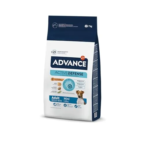 Advance Mini Adult Chicken, Pienso para Perros Adultos de Razas Pequeñas con Pollo, 7kg